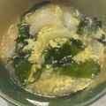 春巻きママ's cooksnap of when they made ５分で完成！わかめ卵スープ.