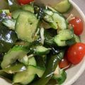 へそ曲がりクック's cooksnap of when they made きゅうりとワカメの酢の物～かぼすでどうぞ.
