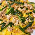 うにのあ1105's cooksnap of when they made 豚肉入り・簡単ニラ玉.