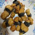 えざちゃん's cooksnap of when they made 鶏むね肉の海苔巻きカレー唐揚げ.