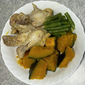 ☆アリスの姉ちゃん☆'s cooksnap of when they made 家の黄金比でかぼちゃと手羽の煮物.