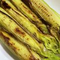 萌絵コ's cooksnap of when they made 皮つきヤングコーンのフライパン焼き.