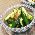 Dellaたん's cooksnap of when they made 簡単1品！キュウリとオクラの梅和え.