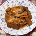 わたさな2016's cooksnap of when they made 圧力鍋で≪手羽元とごぼうの煮物≫.