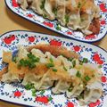 2児ママみきてぃ's cooksnap of when they made 焼きギョーザのおろしポン酢かけ.