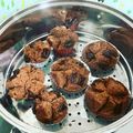 ゆる☆'s cooksnap of when they made ＨＭで簡単♪生チョコ蒸しパン.
