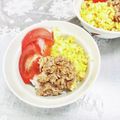めみたん☆'s cooksnap of when they made レンジde簡単☘️我が家のツナたま丼.