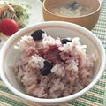フジぽん's cooksnap of when they made ほんのり桃色♡煎り黒豆ご飯.