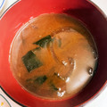 ☆あさ's cooksnap of when they made 美味しい（正しい）ワカメのおみそ汁.