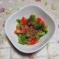 くネコまろす's cooksnap of when they made トマトとブロッコリーの中華風サラダ.