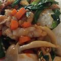 こぼく's cooksnap of when they made 旨辛⭐豚バラ肉のスタミナ丼.