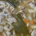 Magumilk54's cooksnap of when they made ジビエ＊熊肉と根菜の柔らか味噌煮込み.