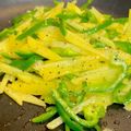 やよい・M's cooksnap of when they made じゃがいもとピーマンのシャキシャキ炒め.