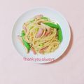 まあまま☆0403's cooksnap of when they made ベーコンときのこのパスタ♪.