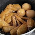クックXQ70PK☆'s cooksnap of when they made 手羽先 さっぱり煮 玉子入り簡単.