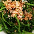 ぼるさち's cooksnap of when they made 捨てずに利用☆ラディッシュの葉おかか和え.
