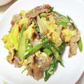 ネコかえる's cooksnap of when they made 豚肉と卵とアスパラ炒め.