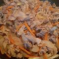まゆみみず's cooksnap of when they made 豚小間♡野菜生姜焼き.