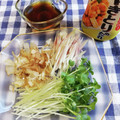 ﾁｲﾁｬﾝﾏﾏ's cooksnap of when they made 焼鳥屋さんのみょうがとかいわれのサラダ♡.