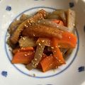 gohanちゃん's cooksnap of when they made つきこんにゃくと人参の照り煮.
