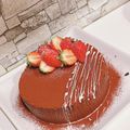 にゃんさん。's cooksnap of when they made 生ガトーショコラ※とろける生チョコケーキ.