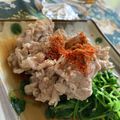 クックUW92JL☆'s cooksnap of when they made ゆでるだけ♪コツなしごま油香る豆苗ポン酢.