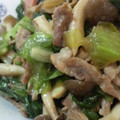manamon's cooksnap of when they made 豚とレタスのオイマヨ炒め♪.