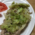 ベビーピグ's cooksnap of when they made キャベツと豚こまのニンニク醤油炒め♡.