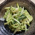 バウンド's cooksnap of when they made 千切りキャベツときゅうりのごまマヨサラダ.