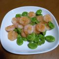なおやすママ's cooksnap of when they made そら豆とエビの炒め物.