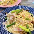 ShOkOtArO✰'s cooksnap of when they made アスパラとベーコンのバター醤油パスタ.