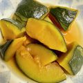 ぶるー・かなりあ's cooksnap of when they made レンジで味染み！かぼちゃの煮物～めんつゆ.