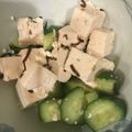 かずくん☆'s cooksnap of when they made ヘルシー肴♪豆腐ときゅうりの塩昆布和え.