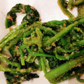 Sun Flover's cooksnap of when they made つる菜の胡麻和え.