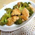 ゃぁゃ's cooksnap of when they made ささみ&ブロッコリーのマ酢タード照り炒め.