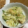 ブラック＊スワン's cooksnap of when they made 春キャベツときゅうりの梅酢和え.