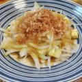 churu's cooksnap of when they made 新玉ねぎと鰹節、クリームチーズのサラダ.
