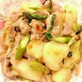 悠LOVE航's cooksnap of when they made 豚肉とジャガイモの焦がし味噌ニンニク炒め.