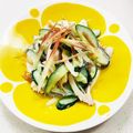 あっこ姉's cooksnap of when they made 胡瓜＊みょうが＊竹輪のサラダ和え.