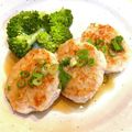 モミ太くん's cooksnap of when they made 鶏ミンチと新玉ねぎの和風ハンバーグ.