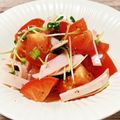 のんべぇヒロ's cooksnap of when they made トマトとかいわれ大根のうま塩サラダ.