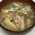 yummy?'s cooksnap of when they made コク旨☆厚揚げと舞茸のおみそ汁.