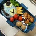 紗矢香☆'s cooksnap of when they made レインボーフレンズ　ブルー　キャラ弁.