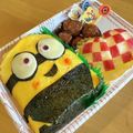hiromi1110's cooksnap of when they made キャラ弁＊ミニオンのオムライス弁当○遠足.
