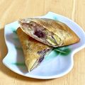 にきけん's cooksnap of when they made 焼き芋・小豆・春巻きの皮だけでスイーツ.