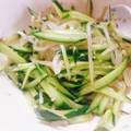 あいちゃん★♡♡'s cooksnap of when they made もやしときゅうりのナムル.