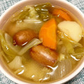 emiiem's cooksnap of when they made 具だくさん♪キャベツとソーセージのスープ.
