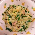 みちばたの花's cooksnap of when they made ニラとベーコンのチャーハン♪.