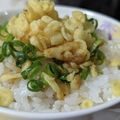 NAGANO久留米's cooksnap of when they made 天かすサクサク！たぬきご飯.