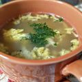 NAGANO久留米's cooksnap of when they made 簡単☆残ったパン粉と卵で！チーズスープ.